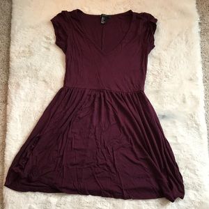 Forever 21 burgundy dress